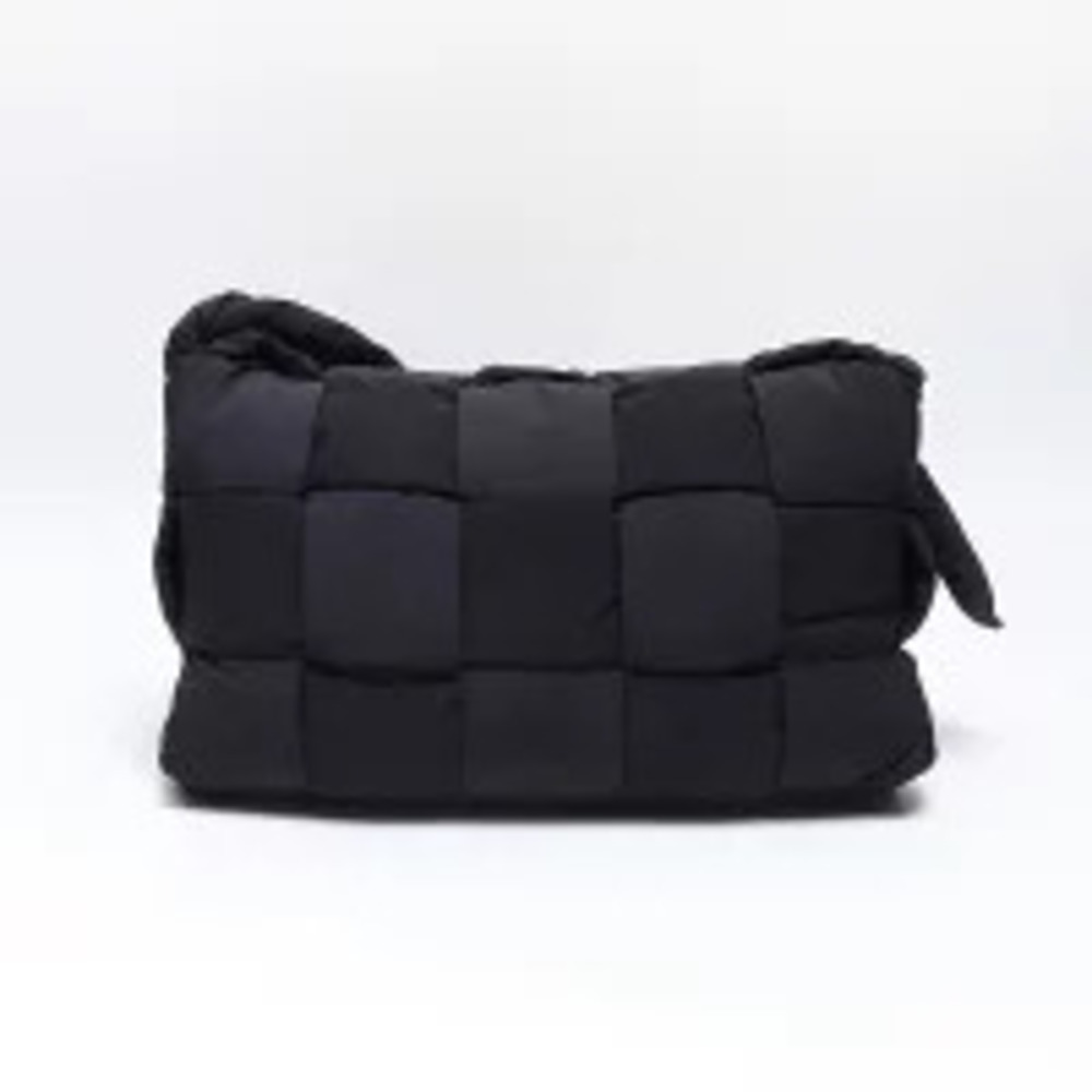 Bottega Veneta Shoulder Tech Bag Cassetto Black